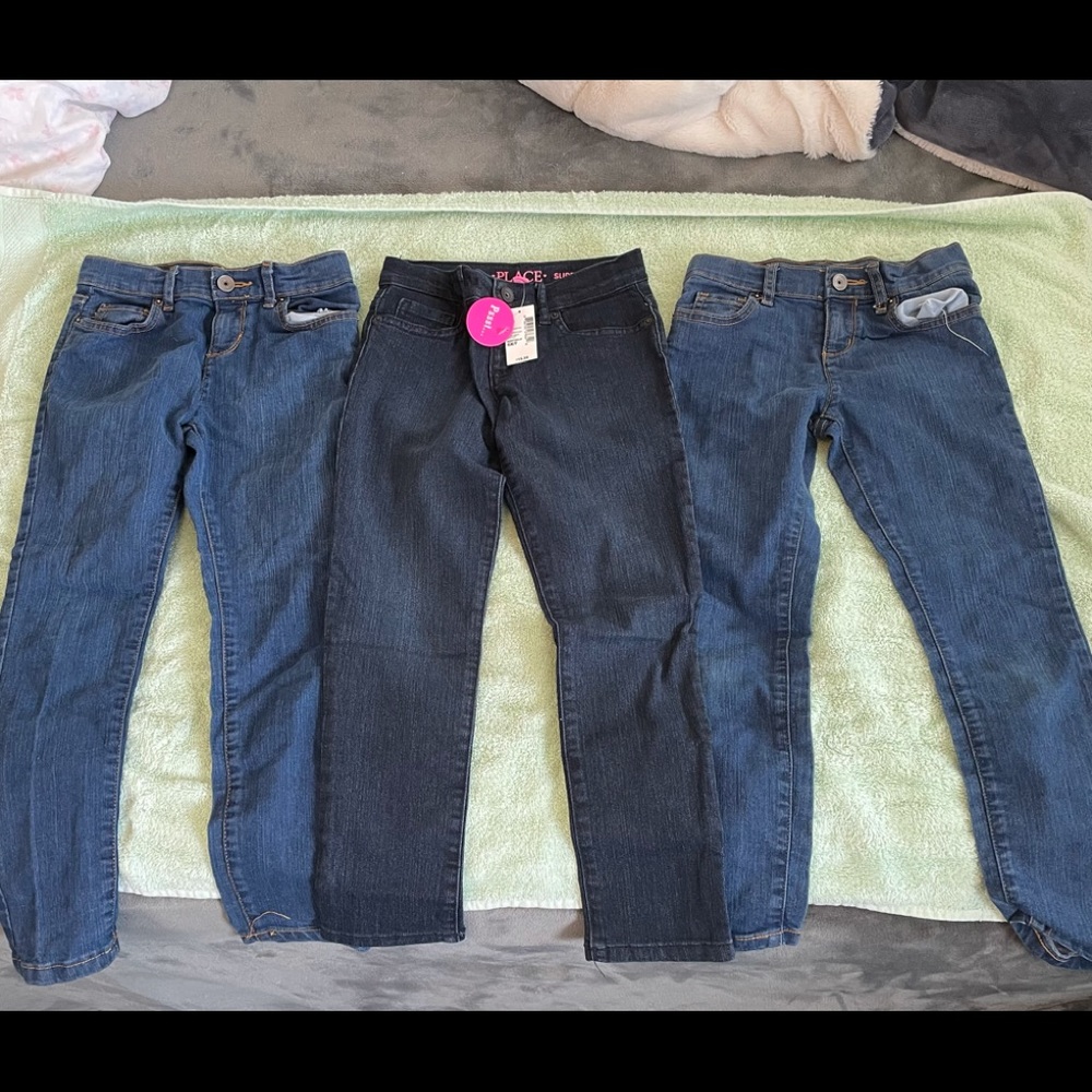 3 pair children’s place super skinny denim 1 NWT